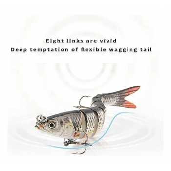 Gambar produk GOBAIT Umpan Pancing Ikan Lifelike Fish Bait Lure 8 Section 13.5cm 25g - GB-13