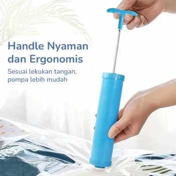Gambar produk Joybos Pompa Vakum Baju Manual Travel Vacuum Bag Hand Pump - 001
