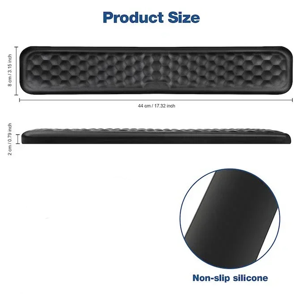 Gambar produk Vaydeer Sandaran Tangan Keyboard Wrist Rest Memory Foam 44cm - V400