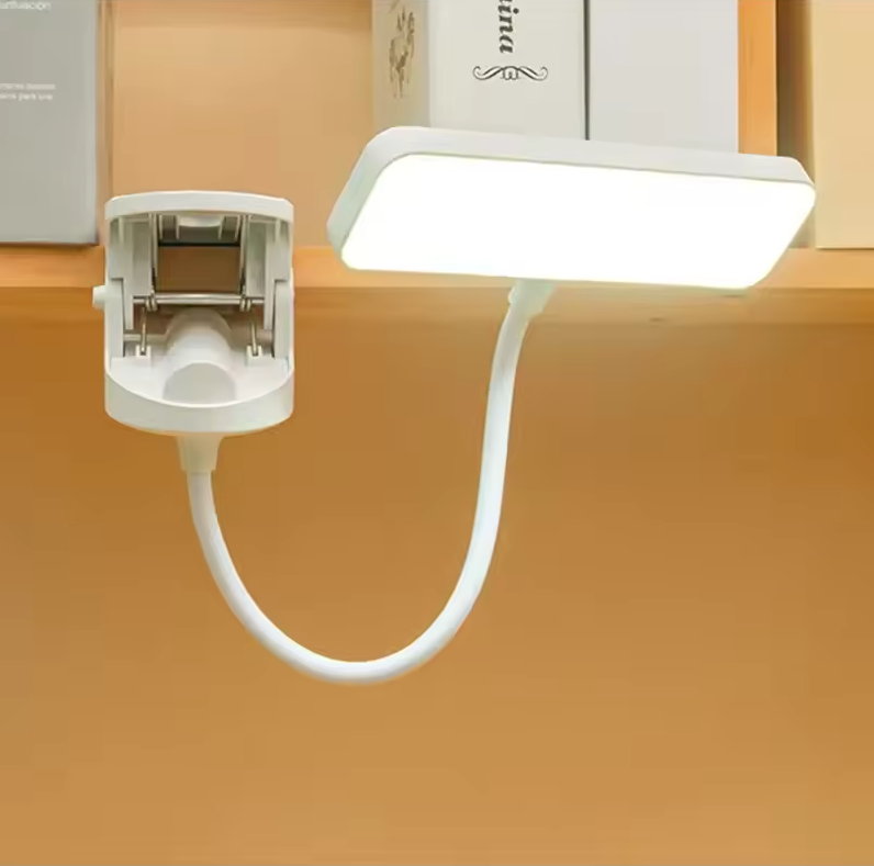 AURO Lampu Meja Belajar LED Clamp Square Lamp Stepless Dimming 800mAh - AU849 Gambar produk AURO Lampu Meja Belajar LED Clamp Square Lamp Stepless Dimming 800mAh - AU849
