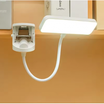Gambar produk AURO Lampu Meja Belajar LED Clamp Square Lamp Stepless Dimming 800mAh - AU849