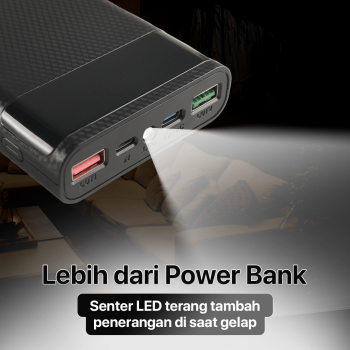 Gambar produk Kebidumei Power Bank DIY Case LCD Display Dual USB Port 4 PCS 18650 - KA4