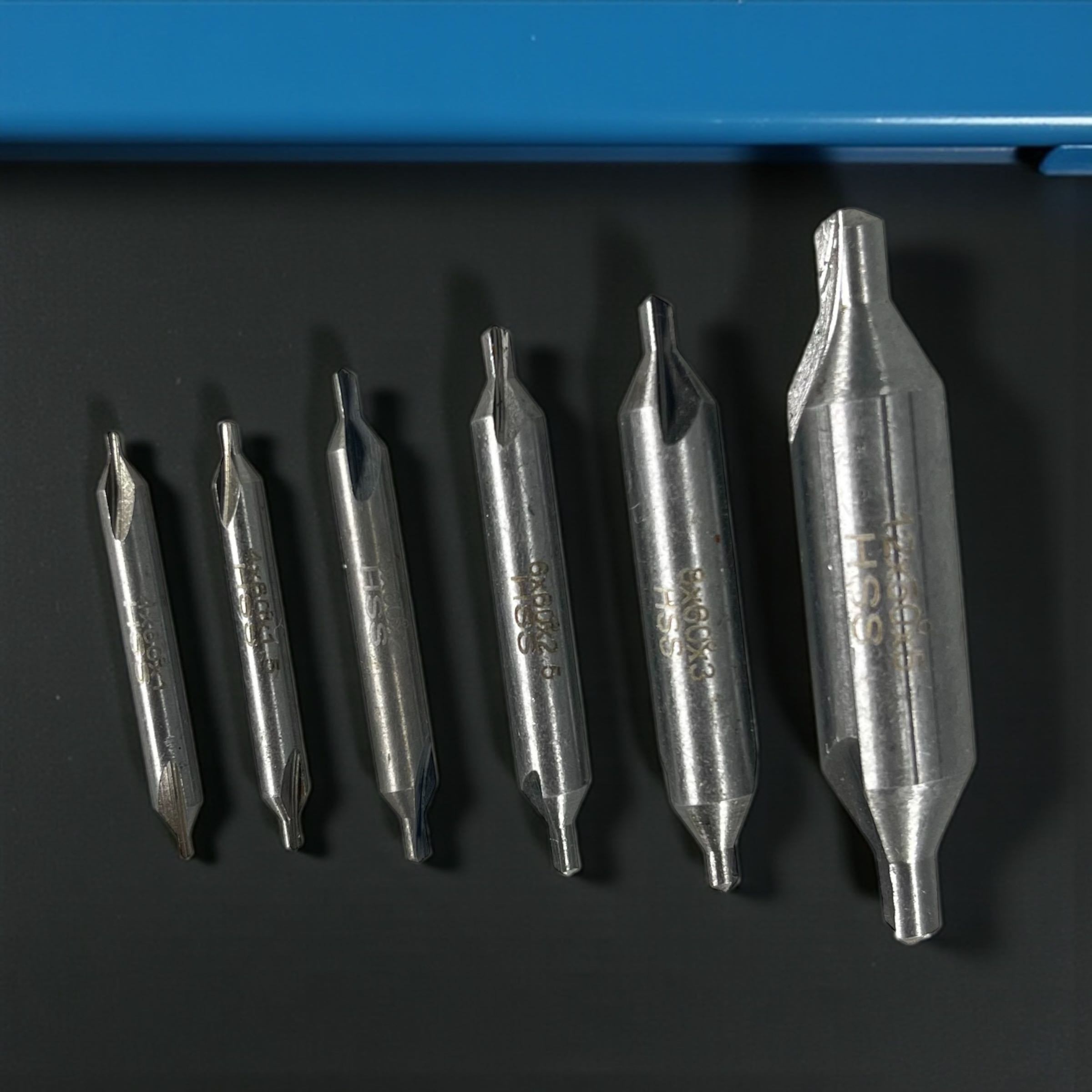 Taffware Mata Bor Center Drill Bits Set Precision 6 PCS - SV-VDB25 Gambar produk Taffware Mata Bor Center Drill Bits Set Precision 6 PCS - SV-VDB25