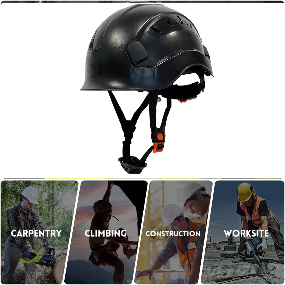 Gambar produk Safe Builder Helm Proyek Konstruksi K3 Safety Hard Hat Protection ABS - SF-06B