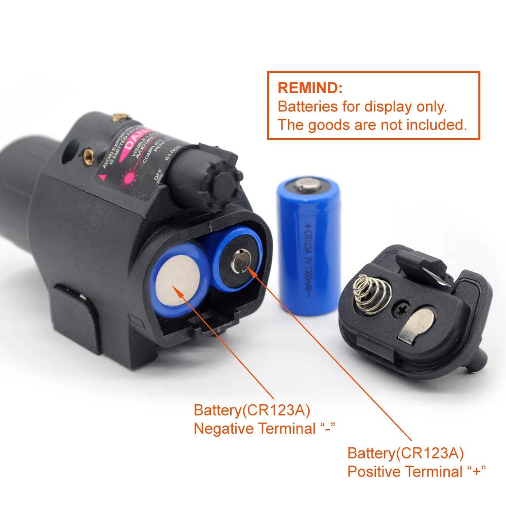 Gambar produk TaffLED Senter Senapan Tactical Rail Mount 200 Lumens with Laser 5mW - JGSD