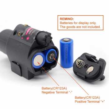 Gambar produk TaffLED Senter Senapan Tactical Rail Mount 200 Lumens with Laser 5mW - JGSD