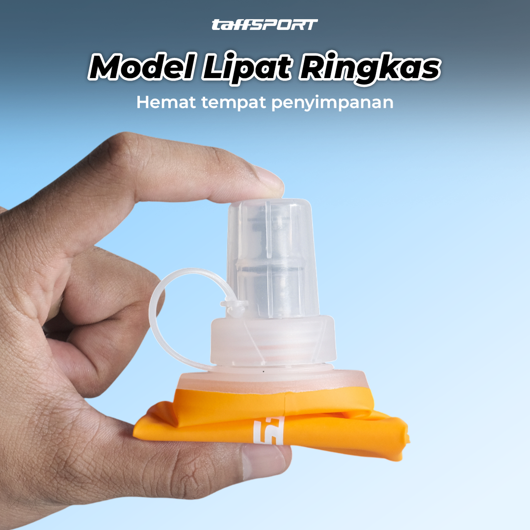 TaffSPORT Botol Minum Soft Flask Foldable Sport Water TPU 150ml - TFB-10 Gambar produk TaffSPORT Botol Minum Soft Flask Foldable Sport Water TPU 150ml - TFB-10