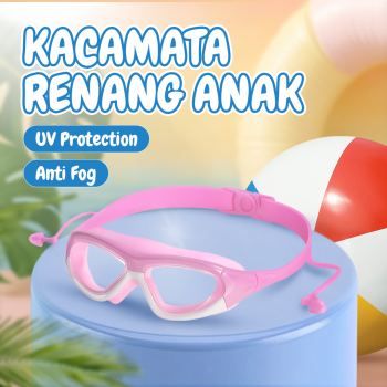 Gambar produk Chanskyu Kacamata Renang Anak Anti Fog UV Protection with Earplug - CK185