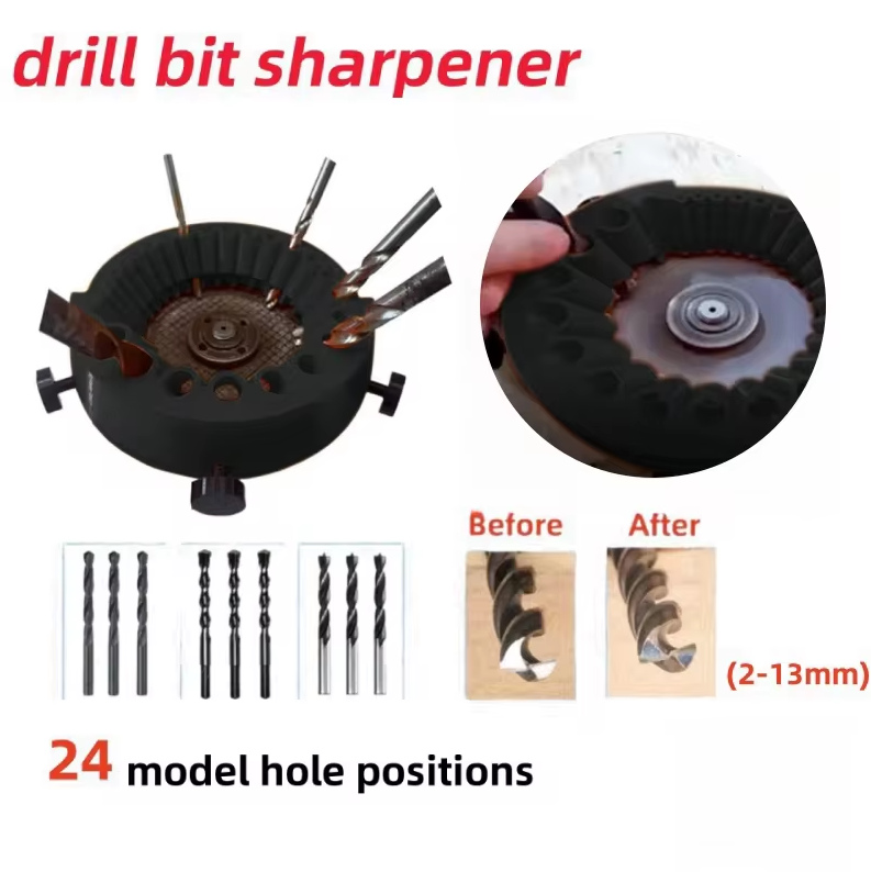 Vixplorn Alat Asah Mata Bor Drill Grinder Bit Sharpener Tools 24 Holes - VX-10 Gambar produk Vixplorn Alat Asah Mata Bor Drill Grinder Bit Sharpener Tools 24 Holes - VX-10