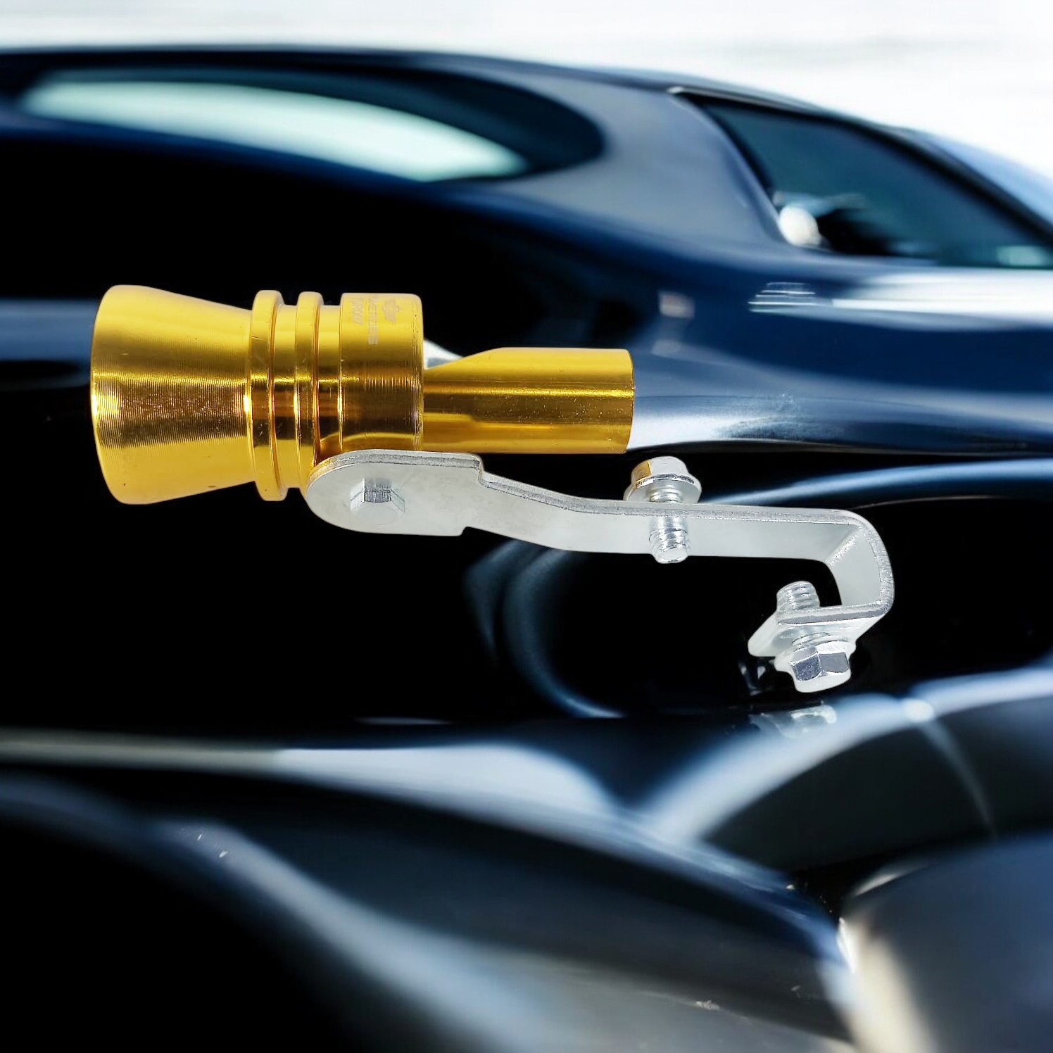 OTOHEROES Penyiul Turbo Palsu Knalpot Mobil Car Whistler 1000-2400cc XL - TUR007 Gambar produk OTOHEROES Penyiul Turbo Palsu Knalpot Mobil Car Whistler 1000-2400cc XL - TUR007