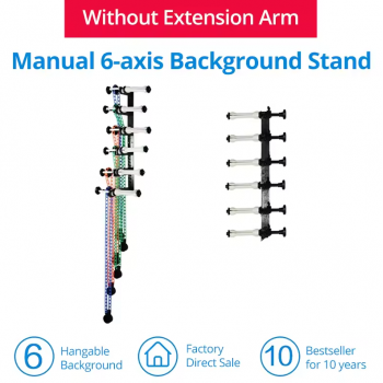 Gambar produk RUNJINFOTO Holder Backdrop Expander Roller Studio Photography 6 Axis - RF-15