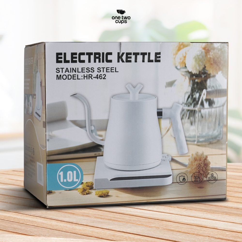 Gambar produk One Two Cups Teko Listrik Kopi Pemanas Air Heater Display 1000W 1L - HR-462