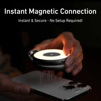 Gambar produk TELESIN Lampu Ring Light Magnetic 3in1 Color Adjustable Length 500mAh - S5-BGD-07