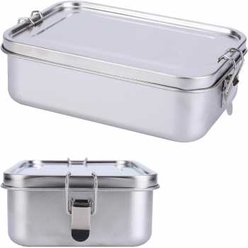 Gambar produk Umigy Kotak Makan Lunch Bento Box Stainless Steel 304 with Partition 850ml - UM58