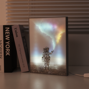 Gambar produk YORYZENG Lampu Meja Hias Lukisan 3in1 Color LED USB 30.5cm Astronaut - YY31