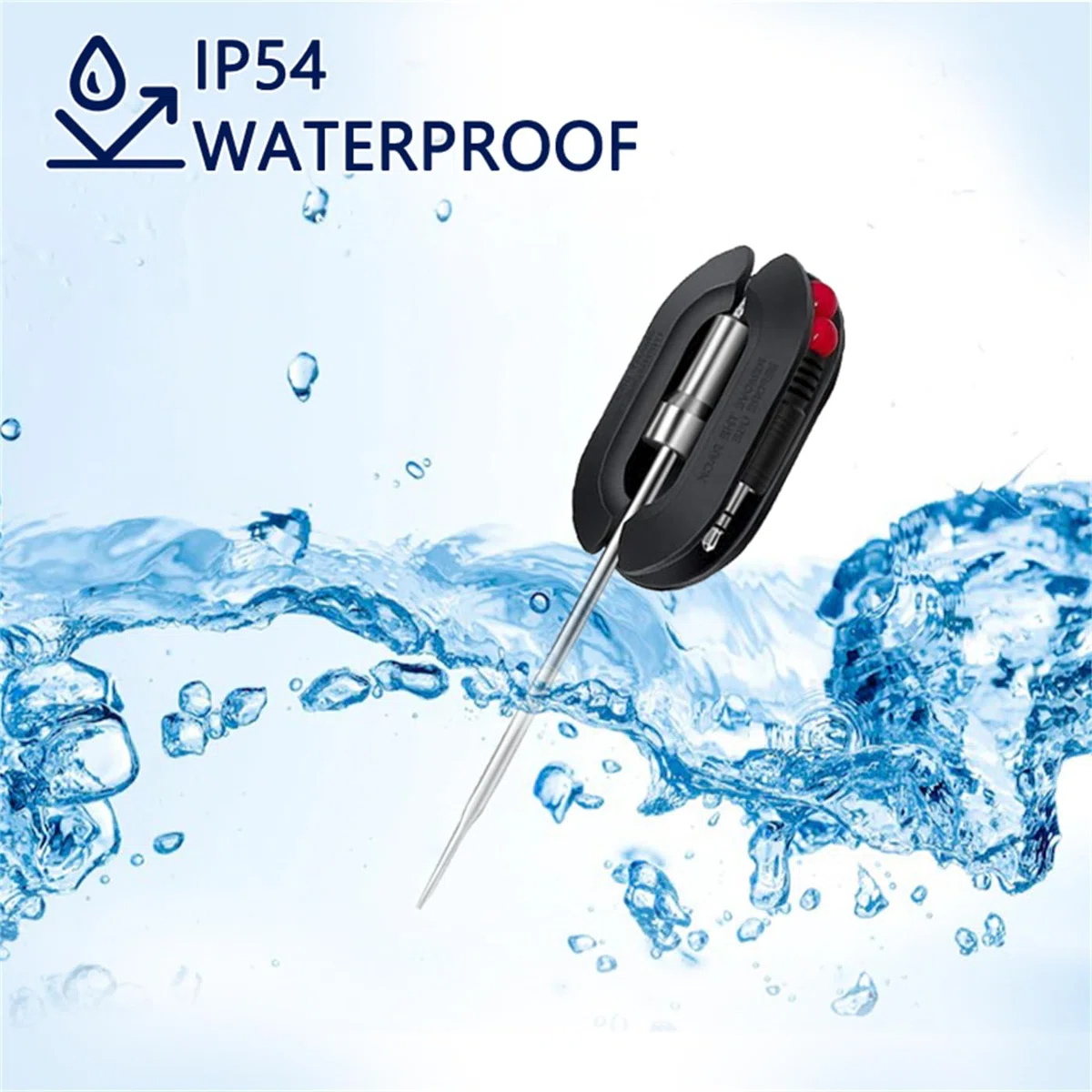 TEK Termometer Makanan Digital Daging BBQ Bluetooth Wireless 2 Probe - AT-02 Gambar produk TEK Termometer Makanan Digital Daging BBQ Bluetooth Wireless 2 Probe - AT-02