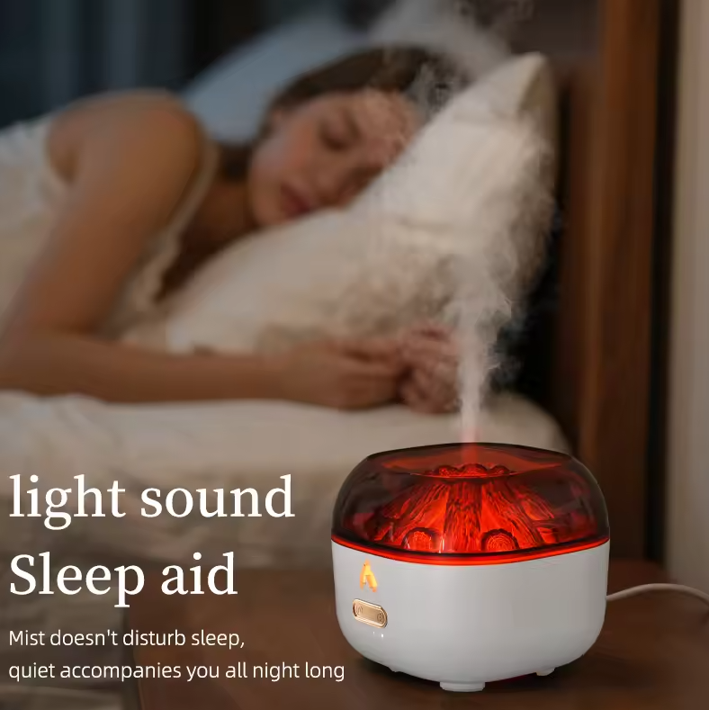 NEWSTYLE Air Humidifier Aromatherapy Aesthetic Volcano Diffuser 200ml - H-80 Gambar produk NEWSTYLE Air Humidifier Aromatherapy Aesthetic Volcano Diffuser 200ml - H-80