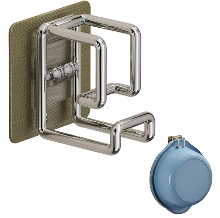 WISPOD Gantungan Dinding Washbasin Hook Kitchen Bathroom Rack 2PCS - WP2 Gambar produk WISPOD Gantungan Dinding Washbasin Hook Kitchen Bathroom Rack 2PCS - WP2