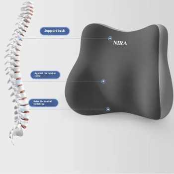 Gambar produk NIRA Bantal Punggung Kursi Mobil Lumbar Support Cushion - N-39