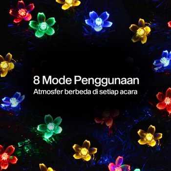 Gambar produk YUSHILED Lampu Hias String Lights 50 LED 7M with Solar Panel - M072