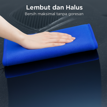 Gambar produk SHUMAI Kain Lap Microfiber Mobil Cleaning Towel Soft High Absorption 30x70cm - SH3