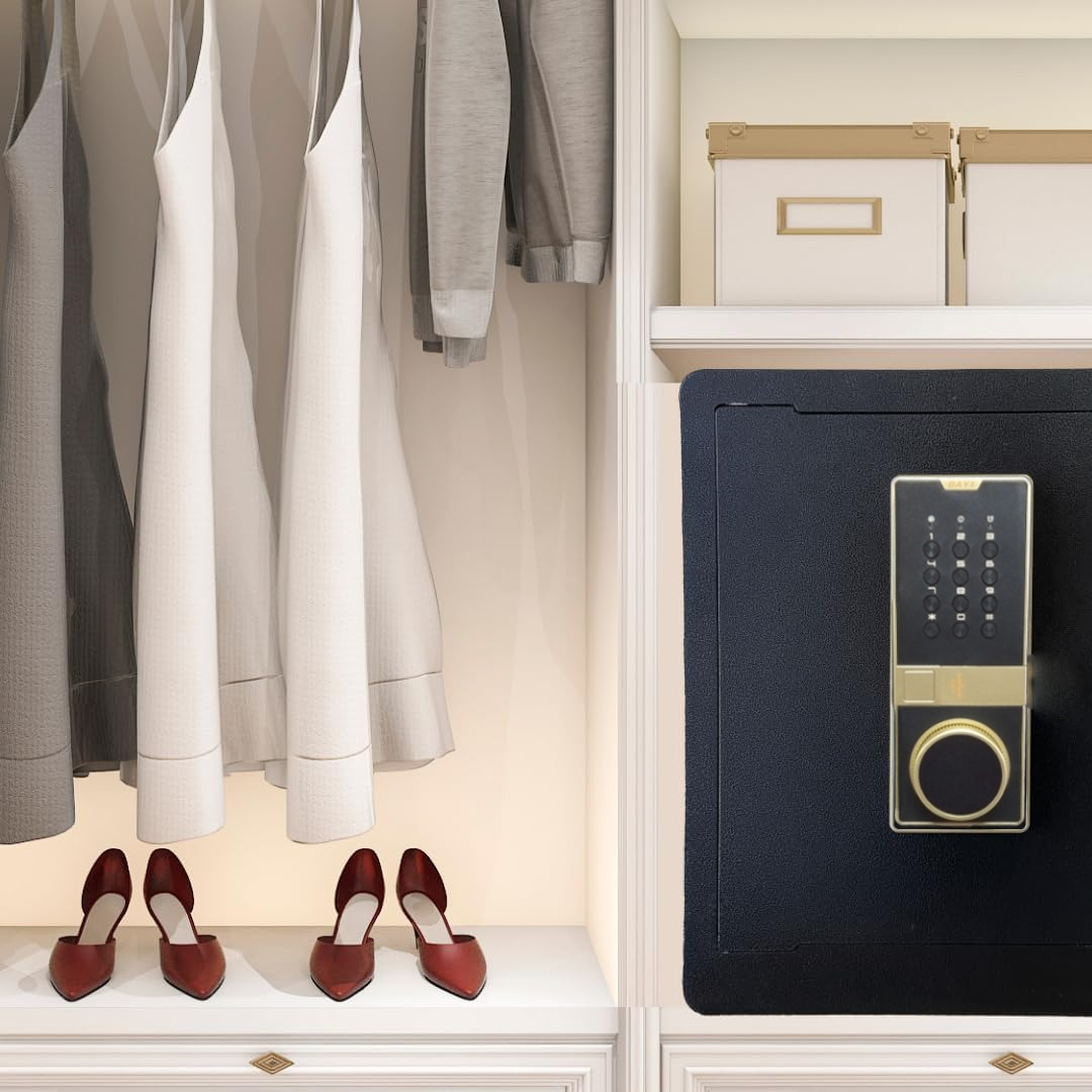 DEY1 Kotak Brankas Dokumen Safe Deposit Box Password 37.5x30x44.5cm - DA01 Gambar produk DEY1 Kotak Brankas Dokumen Safe Deposit Box Password 37.5x30x44.5cm - DA01