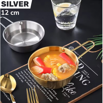 ALRY Mangkuk Mie Salad Stainless Steel Korean Style Bowl with Handle - ZX-305