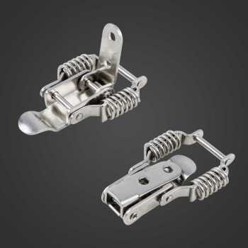 Gambar produk Taffware Kaitan Peti Grendel Koper Spring Lock Buckle Stainless Steel - J108