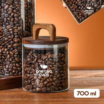 One Two Cups Toples Kaca Penyimpanan Makanan Kedap Udara Storage Jar - CF170