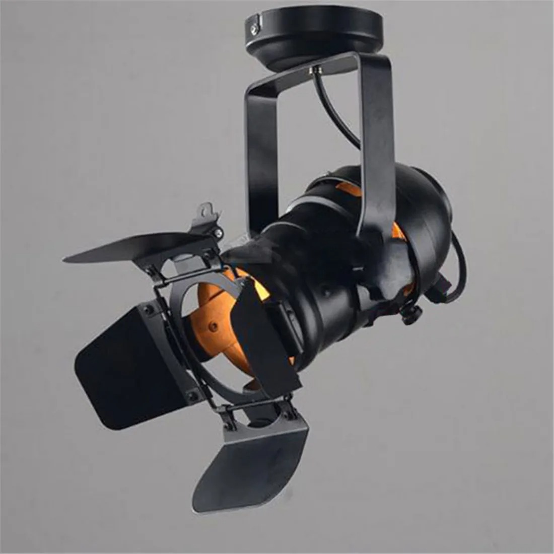 GYUKI Fitting Lampu Sorot Vintage Retro Spotlight Lightning E27 Large - PAR30 Gambar produk GYUKI Fitting Lampu Sorot Vintage Retro Spotlight Lightning E27 Large - PAR30