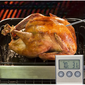 Gambar produk HomePuff Termometer Makanan Daging Grill Digital Timer Single Probe - TP-700