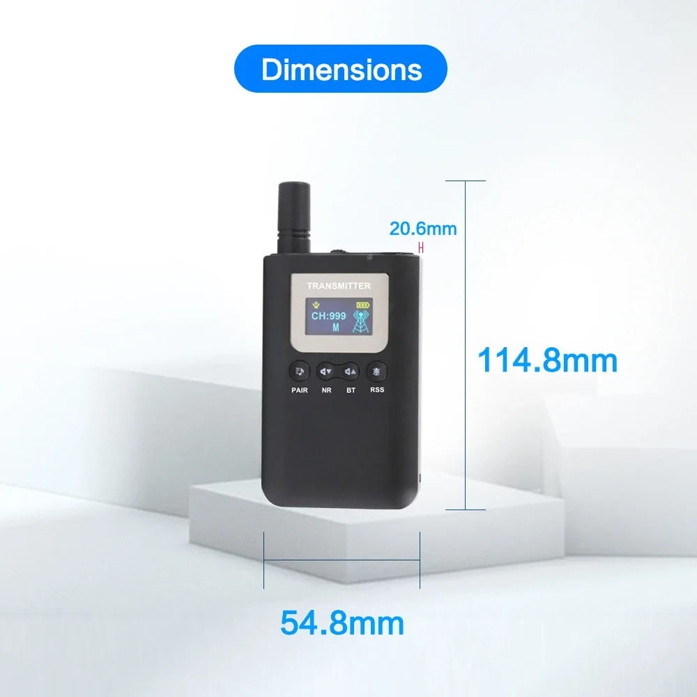 Gambar produk Yuxuan Audio Tour Guide Wireless Transmitter 2.4G 999 Channel Mic - 7510T