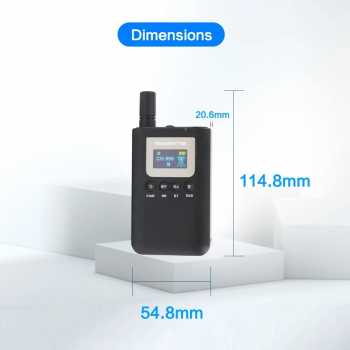 Gambar produk Yuxuan Audio Tour Guide Wireless Transmitter 2.4G 999 Channel Mic - 7510T