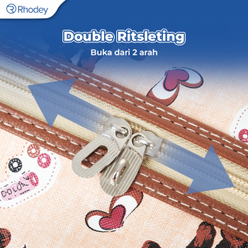 Gambar produk Rhodey RAIMIQI SEMOR Tas Jinjing Duffle Bag PU Leather Unisex 20 Inch Beige Bear - CB001