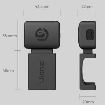 Gambar produk Ulanzi Lampu Fill Light Magnetic 5800K IPX4 DJI Pocket 3 300mAh - LM001