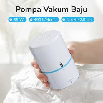 Gambar produk MAXIMA Pompa Vakum Baju Elektrik Vacuum Bag Pump EU Plug - GR-202