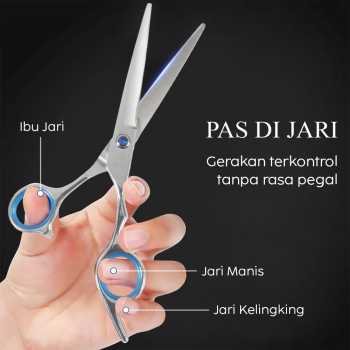 Gambar produk Biutte.co Set Gunting Rambut 7in1 Buffing Stainless Steel 4Cr13 - SM675