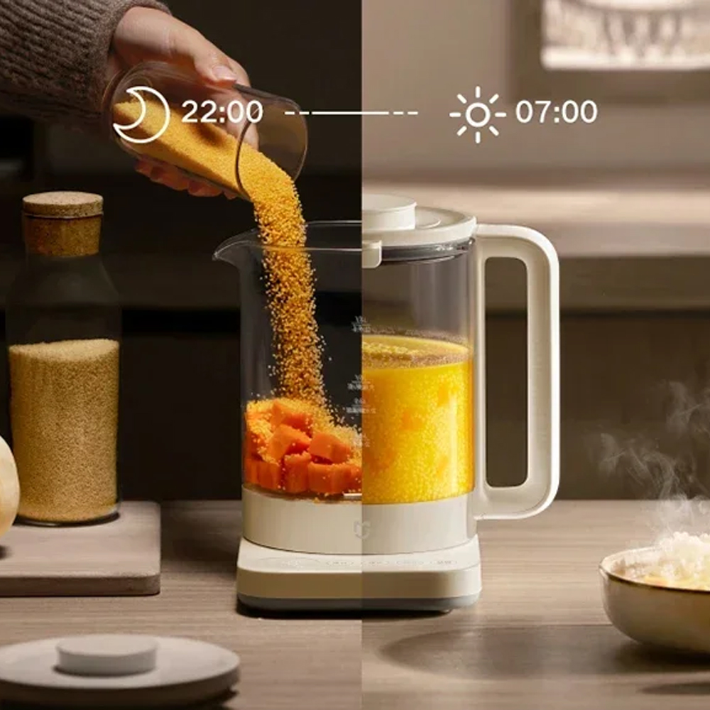 Xiaomi Mijia Teko Listrik Pemanas Air Multifungsi Water Heater 1.5L - S2 Gambar produk Xiaomi Mijia Teko Listrik Pemanas Air Multifungsi Water Heater 1.5L - S2