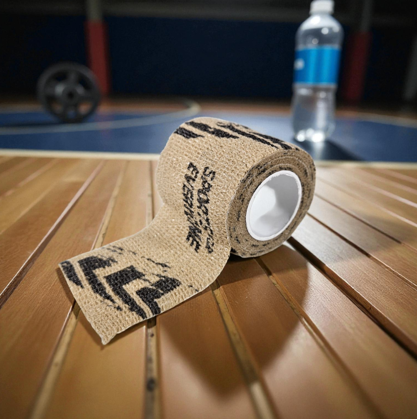 TaffSPORT Sport Tape Kinesiology Perban Plester Otot Medical 5cmx4.5M - C103 Gambar produk TaffSPORT Sport Tape Kinesiology Perban Plester Otot Medical 5cmx4.5M - C103