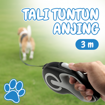 ROPET Tali Tuntun Hewan Anjing Automatic Retractable Dog Leash - RP014