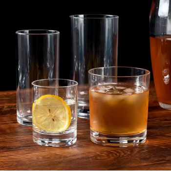 Gambar produk LAYCE Gelas Akrilik Tahan Panas Aesthetic Tea Juice Cup Polycarbonate 180ml - LY-75