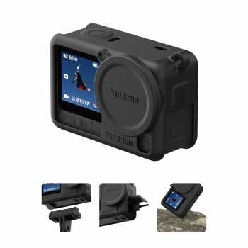 Gambar produk TELESIN Case Pelindung Kamera Aksi Silicone DJI Osmo Action 6 - S6-PTC-11
