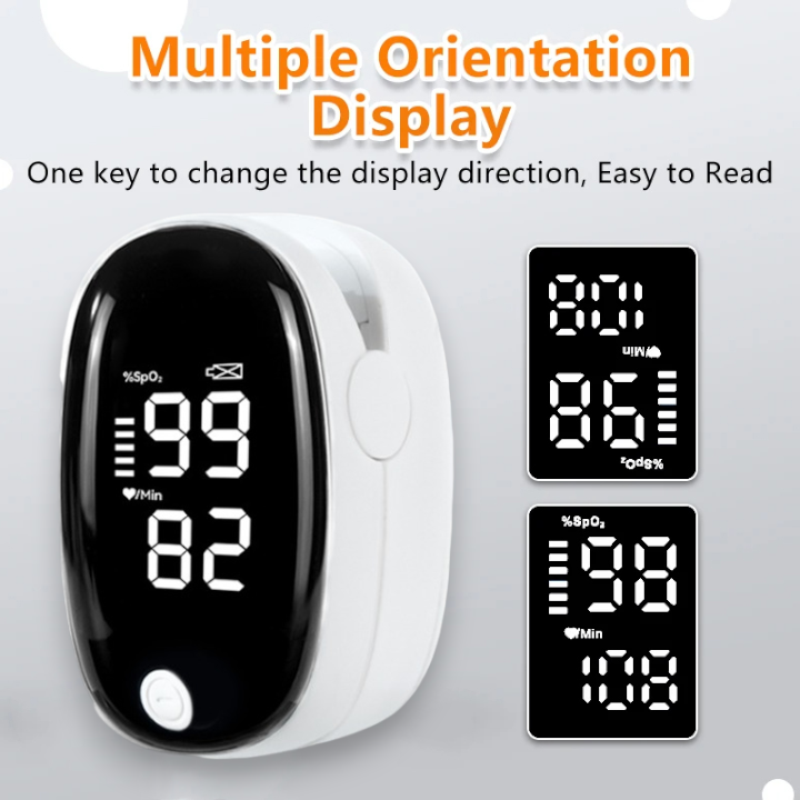 JUSTLANG Fingertip Pulse Oximeter Alat Ukur Saturasi Oksigen Darah TFT - AD902 Gambar produk JUSTLANG Fingertip Pulse Oximeter Alat Ukur Saturasi Oksigen Darah TFT - AD902