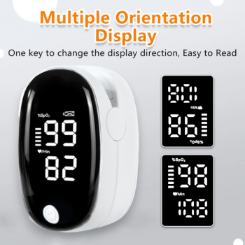 Gambar produk JUSTLANG Fingertip Pulse Oximeter Alat Ukur Saturasi Oksigen Darah TFT - AD902