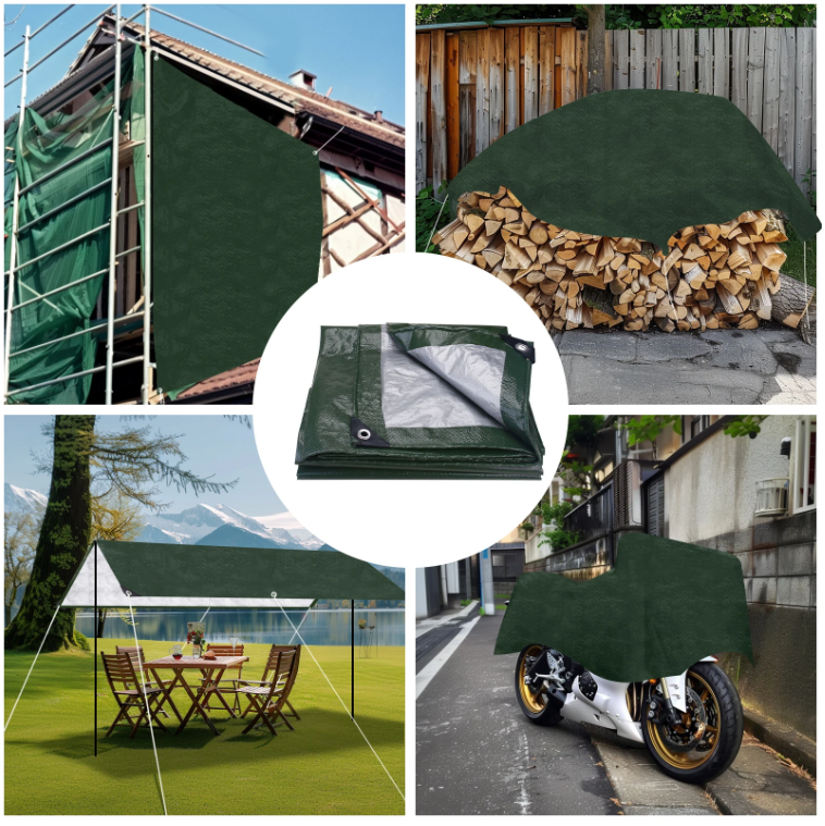 Gambar produk FIMO Kain Terpal Tenda PE Anyaman Waterproof Military Grade Shade 2x3M - FM-33M