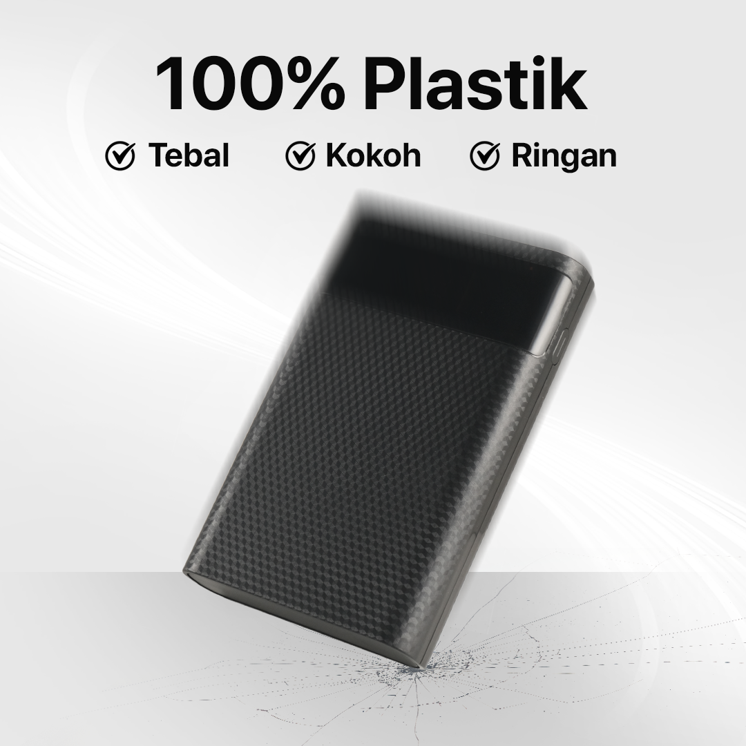 Gambar produk Kebidumei Power Bank DIY Case LCD Display Dual USB Port 4 PCS 18650 - KA4