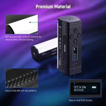 Gambar produk NEEWER Lampu Fill Light LED Magnetic RGBW 2500-8500K 2500mAh 6W - TL96