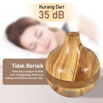 Gambar produk Taffware HUMI Air Humidifier Mini Ultrasonic Aroma Diffuser RGB 300ml - KJR-J003