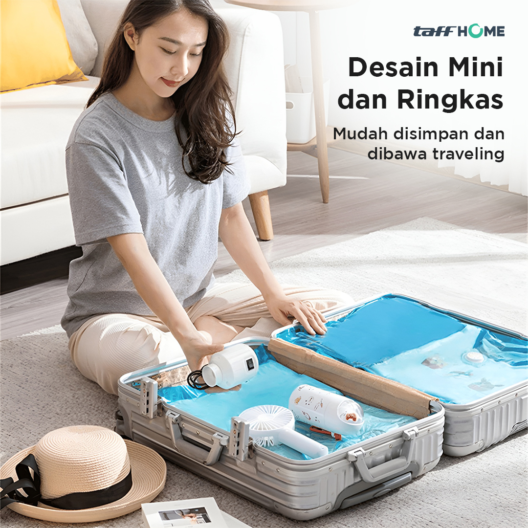 TaffHOME Pompa Vakum Baju Elektrik Vacuum Bag Pump EU 4-5 kPa 55W - GR-204 Gambar produk TaffHOME Pompa Vakum Baju Elektrik Vacuum Bag Pump EU 4-5 kPa 55W - GR-204