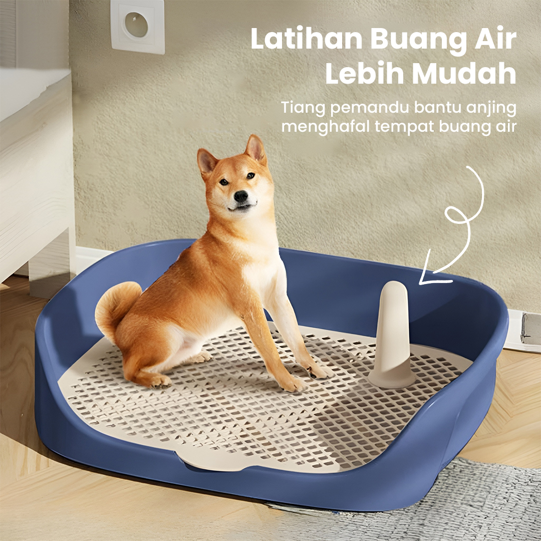 Baoblaze Tempat Pipis Anjing Kucing Pet Training Potty Tray Detachable - BB-40 Gambar produk Baoblaze Tempat Pipis Anjing Kucing Pet Training Potty Tray Detachable - BB-40